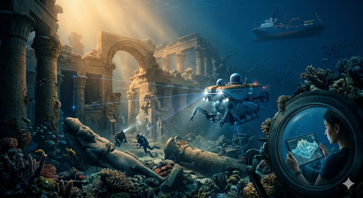 2000 വർഷം പഴക്കമുള്ള സമുദ്രത്തിനടിയിലെ നഗരം! ഈജിപ്തിൽ നിന്ന് അത്ഭുതകരമായ കണ്ടെത്തൽ