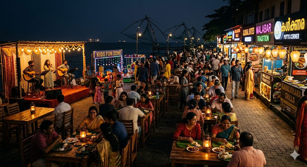 കൊച്ചിയുടെ കാത്തിരിപ്പിന് വിരാമം: അത്യാധുനിക സൗകര്യങ്ങളോടെ 'കടൽക്കര ഫുഡ് സ്ട്രീറ്റ്' പ്രവർത്തനമാരംഭിച്ചു